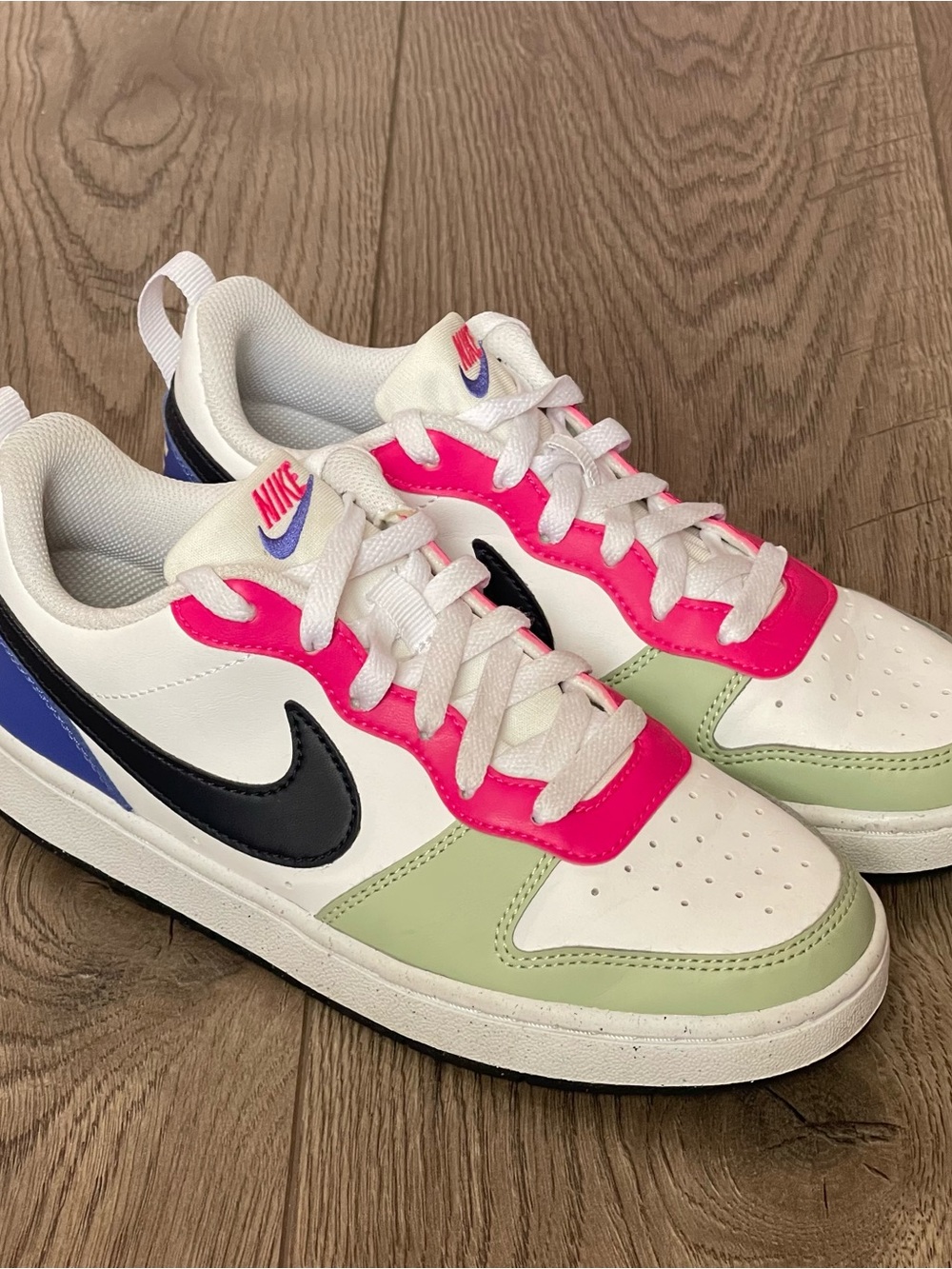 Nike Court Borough Candy GS Pink Sage Blue 5Y Sneakers